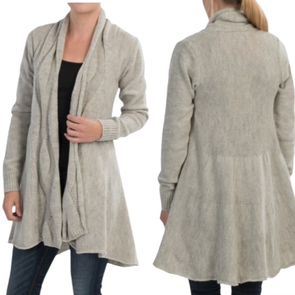 Peregrine EnglandClifton Peruvian Merino Wool Flared Cardigan - M